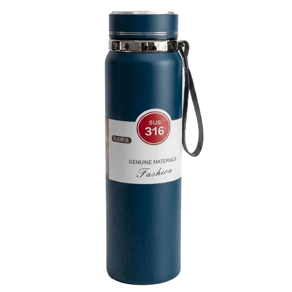 thermos-anoxeidotos-1000ml-me-louraki-ble-homie ΘΕΡΜΟΣ ΑΝΟΞΕΙΔΩΤΟΣ 1000ML ΜΕ ΛΟΥΡΑΚΙ – ΜΠΛΕ HOMIE - Image 1