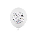 ΜΠΑΛΟΝΙΑ ΛΑΤΕΞ 30cm UNICORN PURE WHITE 6 ΤΕΜΑΧΙΑ (SB14P-205-008-6) PARTYDECO