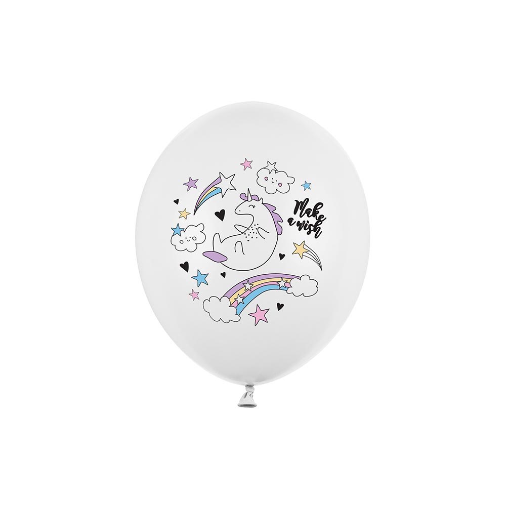 balonia-latex-30cm-unicorn-pure-white-6-temachia-sb14p-205-008-6-partydeco_0002_SB14P-205-008-6_01_H ΜΠΑΛΟΝΙΑ ΛΑΤΕΞ 30cm UNICORN PURE WHITE 6 ΤΕΜΑΧΙΑ (SB14P-205-008-6) PARTYDECO - Image 1