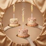 CAKE FOUNTAINS ΦΟΝΤΑΝΑ ΤΟΥΡΤΑΣ ΛΕΥΚΗ 25cm (FT3-25-1) PARTYDECO - Image 3
