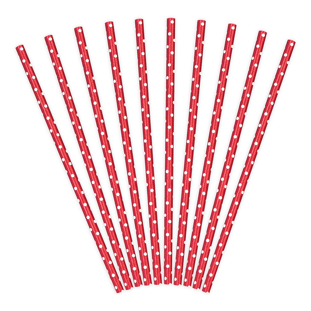 chartina-kalamakia-kokkina-me-lefko-poua-19-5cm-partydeco-10-tem-partydeco_0001_SPP2-007_02_H ΧΑΡΤΙΝΑ ΚΑΛΑΜΑΚΙΑ ΚΟΚΚΙΝΑ ΜΕ ΛΕΥΚΟ ΠΟΥΑ 19.5cm (10 ΤΕΜ) PARTYDECO - Image 1