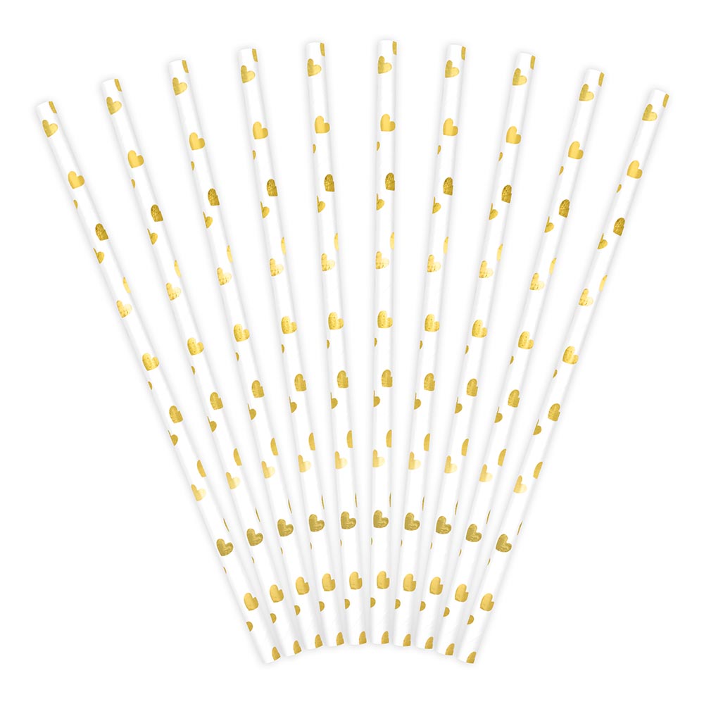 chartina-kalamakia-lefka-me-chryses-metallikes-kardies-19-5cm-10-tem-partydeco_0001_SPP7M-019_02_H ΧΑΡΤΙΝΑ ΚΑΛΑΜΑΚΙΑ ΛΕΥΚΑ ΜΕ ΧΡΥΣΕΣ ΜΕΤΑΛΛΙΚΕΣ ΚΑΡΔΙΕΣ 19.5cm (10 ΤΕΜ) PARTYDECO - Image 1