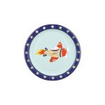 ΧΑΡΤΙΝΑ ΠΙΑΤΑ AIRPLANE ΑΕΡΟΠΛΑΝΟ 18cm (6 ΤΕΜ) PARTYDECO