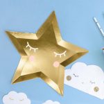 ΧΑΡΤΙΝΑ ΠΙΑΤΑ ΑΣΤΕΡΙ LITTLE STAR 27cm ΧΡΥΣΑ (6 ΤΕΜ) PARTYDECO - Image 3