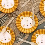 ΧΑΡΤΙΝΑ ΠΙΑΤΑ ΛΙΟΝΤΑΡΑΚΙ LEO 18cm (6 ΤΕΜ) PARTYDECO - Image 3