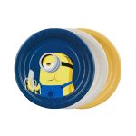 ΧΑΡΤΙΝΑ ΠΙΑΤΑ MINIONS MIX 18cm (6 ΤΕΜ) PARTYDECO