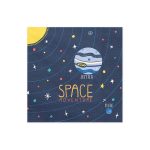 ΧΑΡΤΙΝΕΣ ΧΑΡΤΟΠΕΤΣΕΤΕΣ ΔΙΑΣΤΗΜΑ SPACE PARTY 33x33cm (20 ΤΕΜ) PARTYDECO