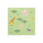 ΧΑΡΤΙΝΕΣ ΧΑΡΤΟΠΕΤΣΕΤΕΣ ΣΑΦΑΡΙ SAFARI MIX 33x33cm (12 ΤΕΜ) PARTYDECO