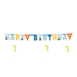 ΧΑΡΤΙΝΟ ΠΑΝΟ ΓΕΝΕΘΛΙΩΝ HAPPY BIRTHDAY MINIONS 50x153cm (GRL130) PARTYDECO
