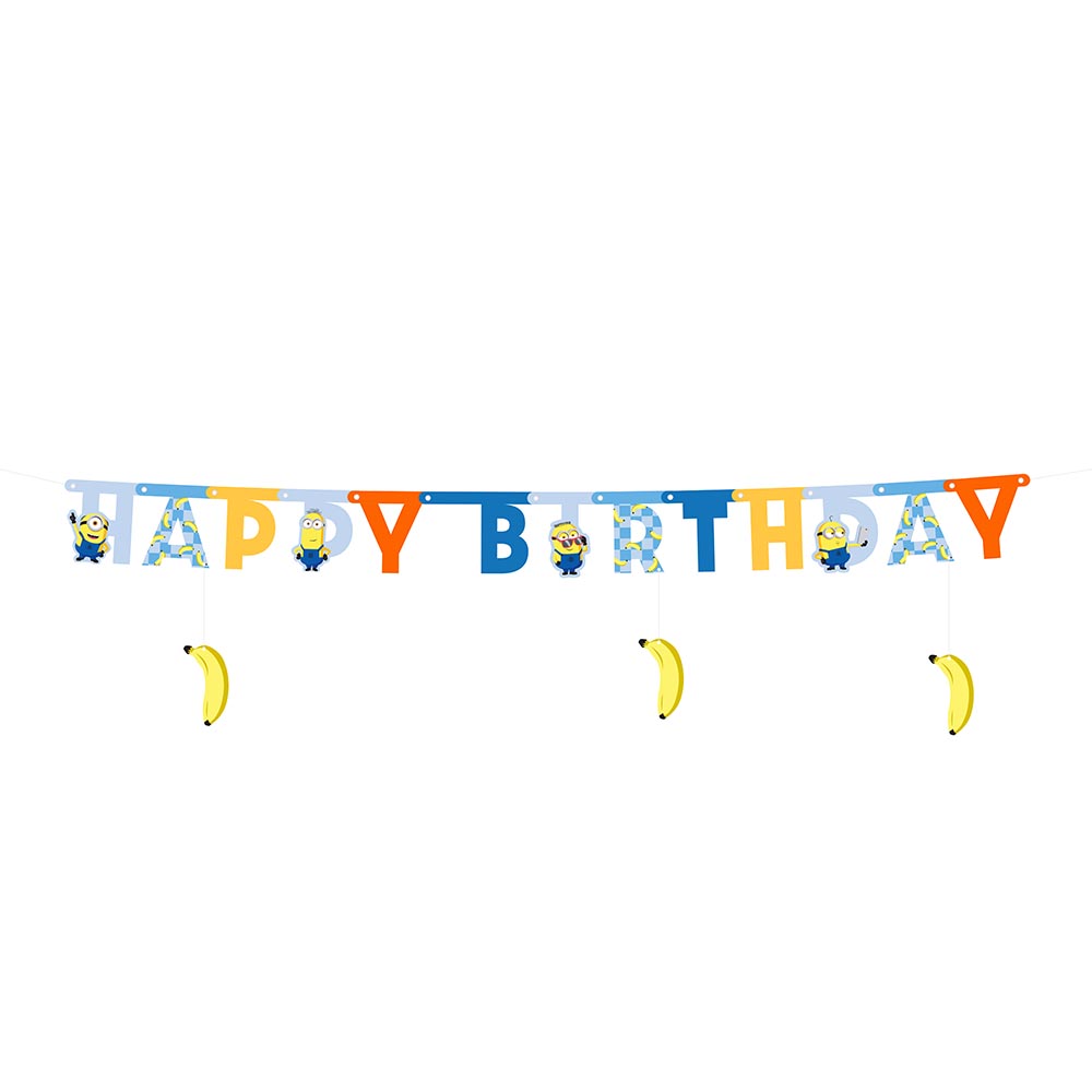 chartino-pano-genethlion-happy-birthday-minions-50x153cm-grl130-partydeco_0004_GRL130_01_H ΧΑΡΤΙΝΟ ΠΑΝΟ ΓΕΝΕΘΛΙΩΝ HAPPY BIRTHDAY MINIONS 50x153cm (GRL130) PARTYDECO - Image 1