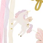 ΧΑΡΤΙΝΟ ΠΑΝΟ ΓΕΝΕΘΛΙΩΝ HAPPY BIRTHDAY UNICORNS 230x17.5cm (GRL120) PARTYDECO - Image 3