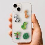 ΑΥΤΟΚΟΛΛΗΤΑ 3D STICKERS ΣΕΤ 5 ΤΕΜΑΧΙΩΝ ΣΧΕΔΙΑ ΑΝΑΓΛΥΦΑ JUNGLE TFO - Image 3