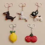 ΜΠΡΕΛΟΚ ΔΙΑΚΟΣΜΗΤΙΚΟ UNIVERSAL CHAIN BEIGE ECO-LEATHER ΣΚΥΛΟΣ DACHSHUND TFO - Image 2