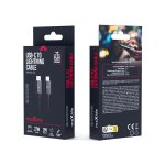 ΚΑΛΩΔΙΟ USB-C ΣΕ LIGHTNING 2m 27W BLACK BRAIDED MXUC-12 MAXLIFE - Image 3
