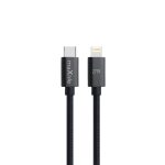 ΚΑΛΩΔΙΟ USB-C ΣΕ LIGHTNING 2m 27W BLACK BRAIDED MXUC-12 MAXLIFE