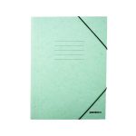 ΝΤΟΣΙΕ ΠΡΕΣΠΑΝ Α4 ΜΕ ΠΤΕΡΥΓΙΑ ΚΑΙ ΛΑΣΤΙΧΟ 25X35CM ΠΡΑΣΙΝΟ ΠΑΣΤΕΛ PREMIUM AnG PAPER
