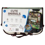 ΟΡΓΑΝΩΤΗΣ ΚΑΘΙΣΜΑΤΟΣ ΑΥΤΟΚΙΝΗΤΟΥ ΚΑΦΕ CUTE ANIMALS BROWN 53X43CM SETTY