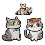 ΣΕΤ ΥΦΑΣΜΑΤΙΝΑ ΚΕΝΤΗΤΑ ΜΟΤΙΒΑ PATCHES CAT 3 ΤΕΜΑΧΙΑ TFO