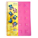 ΤΕΤΡΑΔΙΟ ΣΠΙΡΑΛ Α5 60Φ STITCH ΜΕ 6 ΚΑΡΦΙΤΣΕΣ DISNEY 566040 DIAKAKIS