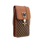 ΤΣΑΝΤΑΚΙ ΘΗΚΗ ΚΙΝΗΤΟΥ PHONE BAG MOUSE BROWN ΚΑΦΕ 19X12X2CM TFO - Image 2