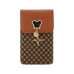 ΤΣΑΝΤΑΚΙ ΘΗΚΗ ΚΙΝΗΤΟΥ PHONE BAG MOUSE BROWN ΚΑΦΕ 19X12X2CM TFO