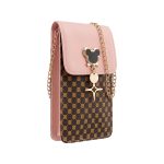 ΤΣΑΝΤΑΚΙ ΘΗΚΗ ΚΙΝΗΤΟΥ PHONE BAG MOUSE PINK ΡΟΖ 19X12X2CM TFO - Image 2