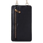 ΤΣΑΝΤΑΚΙ ΘΗΚΗ ΚΙΝΗΤΟΥ QUILTED PHONE BAG BLACK ΜΑΥΡΟ 19X10.5X2CM TFO - Image 4