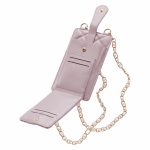ΤΣΑΝΤΑΚΙ ΘΗΚΗ ΚΙΝΗΤΟΥ QUILTED PHONE BAG PURPLE ΜΩΒ 19X10.5X2CM TFO - Image 3