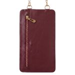 ΤΣΑΝΤΑΚΙ ΘΗΚΗ ΚΙΝΗΤΟΥ QUILTED PHONE BAG RED ΜΠΟΡΝΤΩ 19X10.5X2CM TFO - Image 4