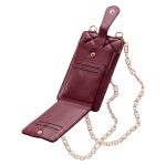 ΤΣΑΝΤΑΚΙ ΘΗΚΗ ΚΙΝΗΤΟΥ QUILTED PHONE BAG RED ΜΠΟΡΝΤΩ 19X10.5X2CM TFO - Image 3