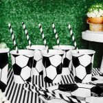 ΧΑΡΤΙΝΑ ΠΟΤΗΡΙΑ ΠΑΡΤΥ ΜΠΑΛΑ ΠΟΔΟΣΦΑΙΡΟΥ FOOTBALL 220 ML 6 ΤΜΧ KPK12 PARTYDECO - Image 5