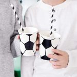 ΧΑΡΤΙΝΑ ΠΟΤΗΡΙΑ ΠΑΡΤΥ ΜΠΑΛΑ ΠΟΔΟΣΦΑΙΡΟΥ FOOTBALL 220 ML 6 ΤΜΧ KPK12 PARTYDECO - Image 4