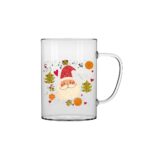 ΚΟΥΠΑ ΓΥΑΛΙΝΗ BOROSILICATE ΑΓΙΟΣ ΒΑΣΙΛΗΣ 380 ML 93-3860 XMASFEST