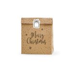 ΣΑΚΟΥΛΑ ΤΣΑΝΤΑ ΔΩΡΟΥ ΧΡΙΣΤΟΥΓΕΝΝΙΑΤΙΚΗ KRAFT MERRY CHRISTMAS 25X11X27 ΕΚ 3 ΤΜΧ KFT21 PARTYDECO - Image 5
