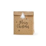 ΣΑΚΟΥΛΑ ΤΣΑΝΤΑ ΔΩΡΟΥ ΧΡΙΣΤΟΥΓΕΝΝΙΑΤΙΚΗ KRAFT MERRY CHRISTMAS 25X11X27 ΕΚ 3 ΤΜΧ KFT21 PARTYDECO - Image 3